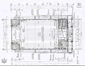 School hall floor plan